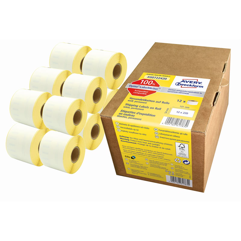 Avery etiketter till Dymo Labelwriter - 1