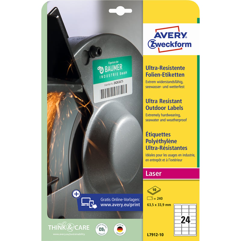Avery etiketter Extrem - 1