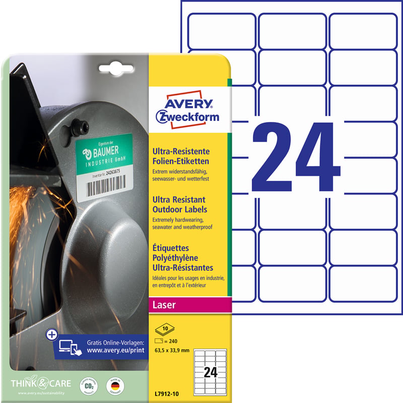 Avery etiketter Extrem - 3