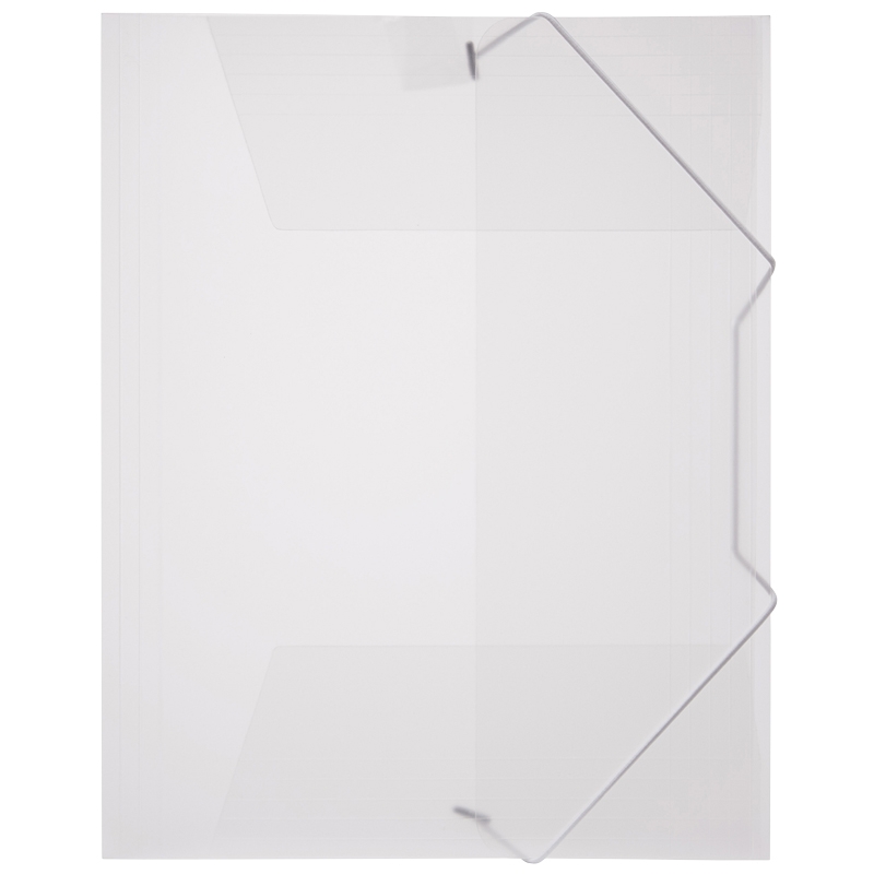 Gummibandsmapp 3-klaffar plast - 2