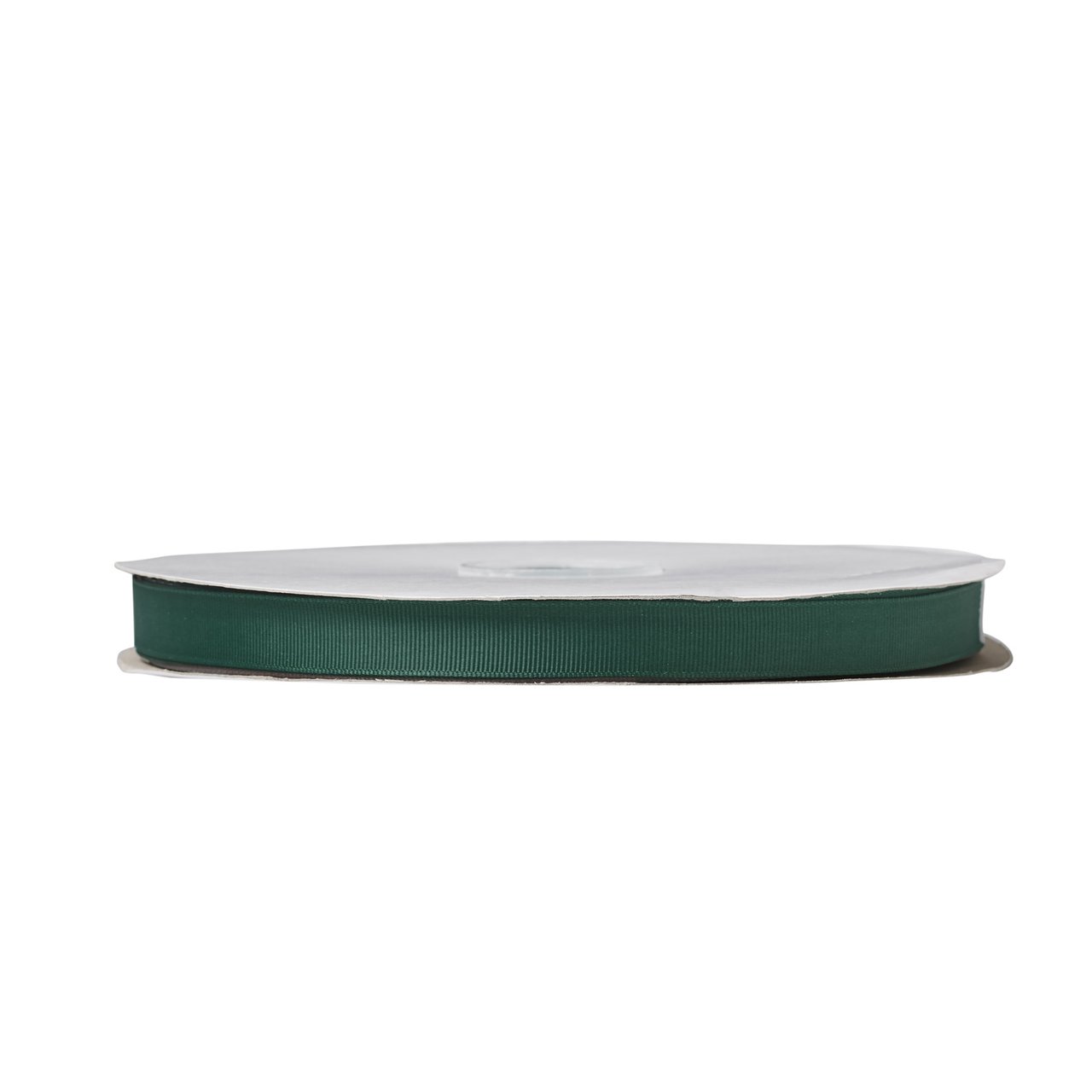 Satinband ribbad Mörkgrön - 1