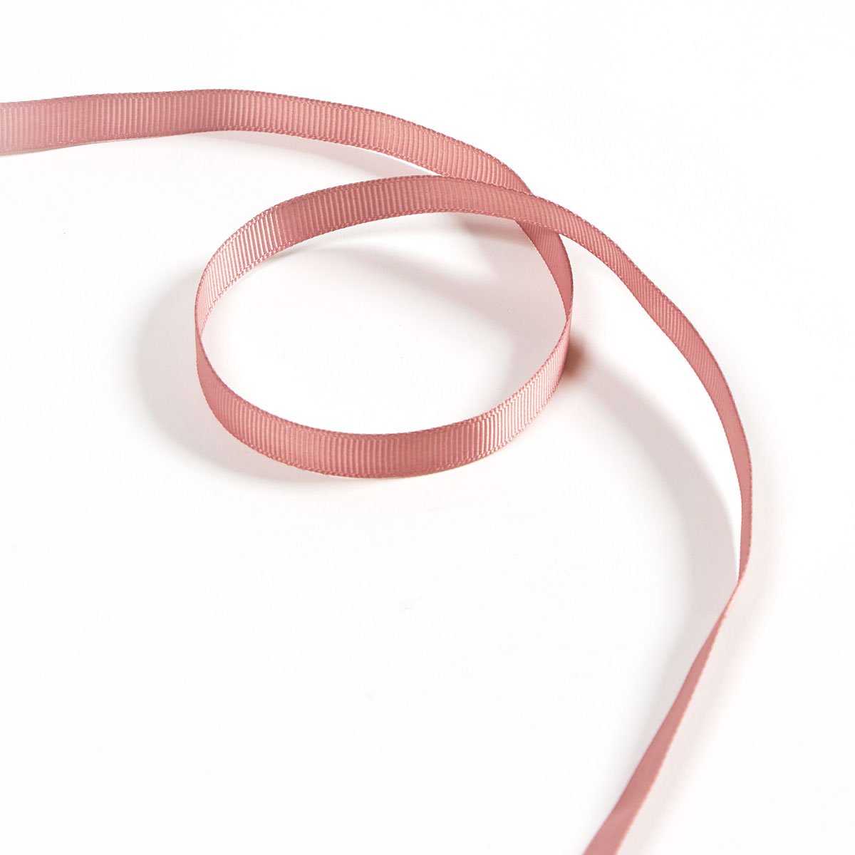 Satinband ribbad RPET gammelrosa - 1