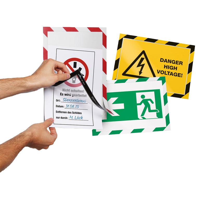 Duraframe security A4 varselskylt