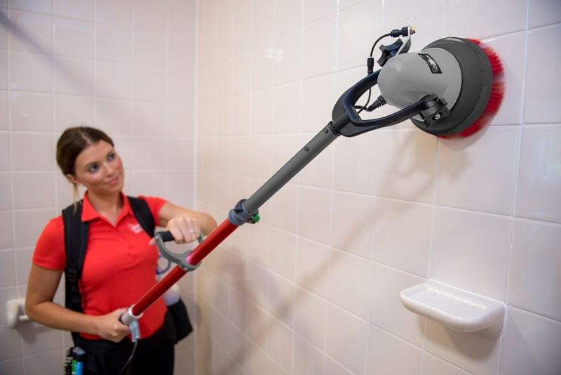 Skurmaskin MotorScrubber Jet inkl Spray - 4