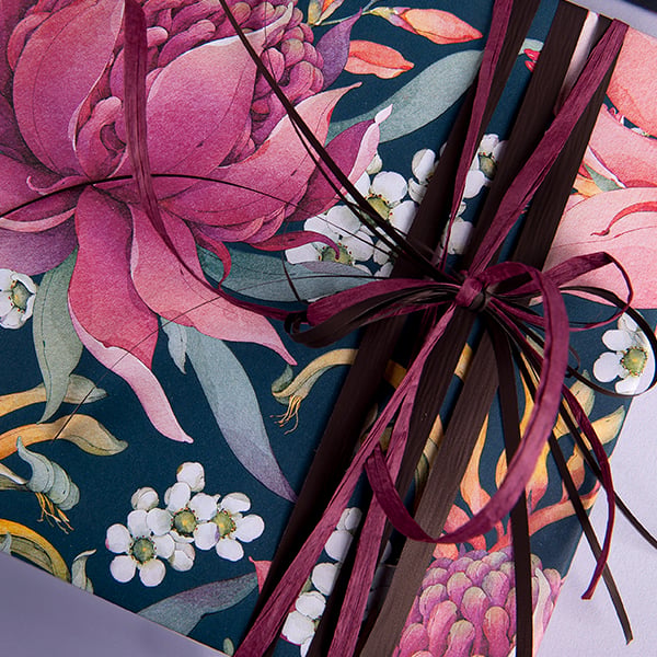 Presentpapper Australian Flowers - 3