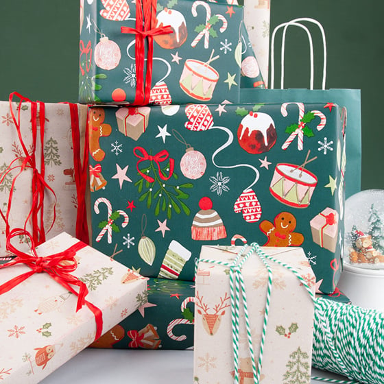 Julpapper Playful Christmas - 1