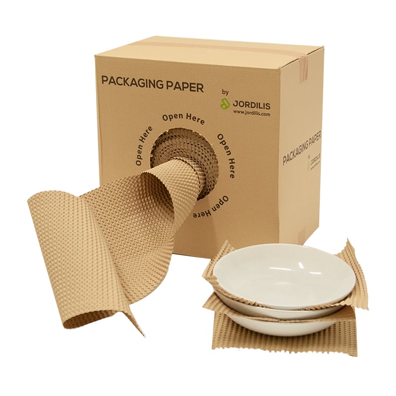 Bubbelpapper i 100% återvunnet papper