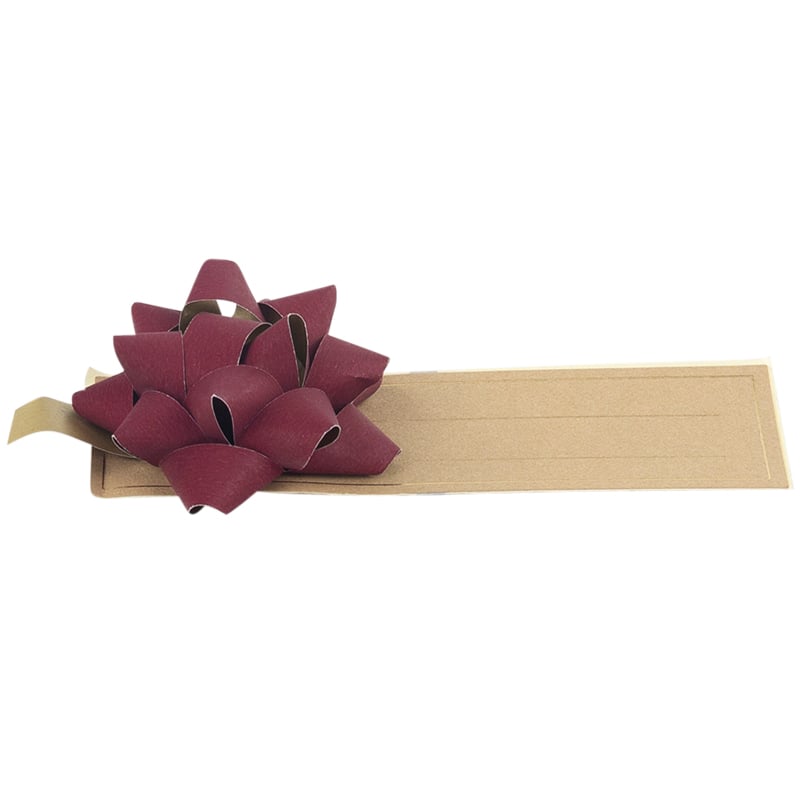Rosett Papper Recycled etikett bordeaux - 3