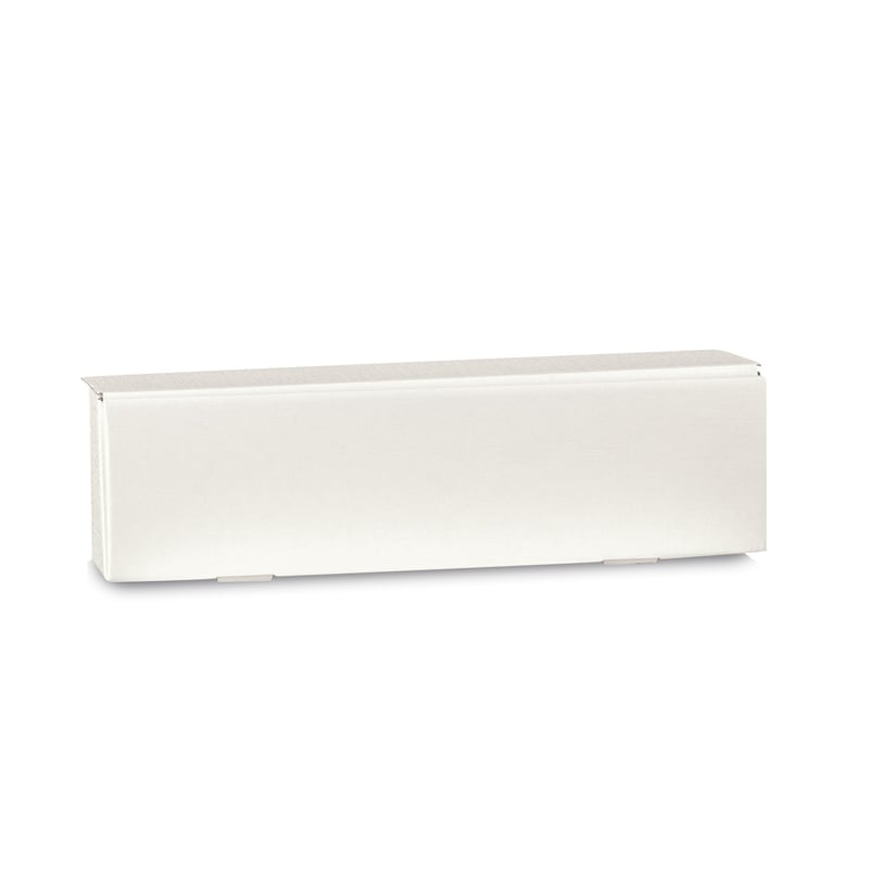 Presentkartong/flasklåda Fibra vit, linnepräglad - 4