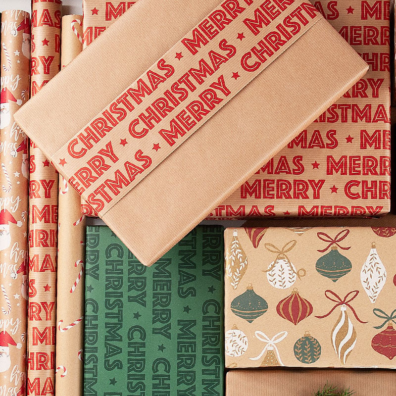 Papperskasse For X-mas Red - 4