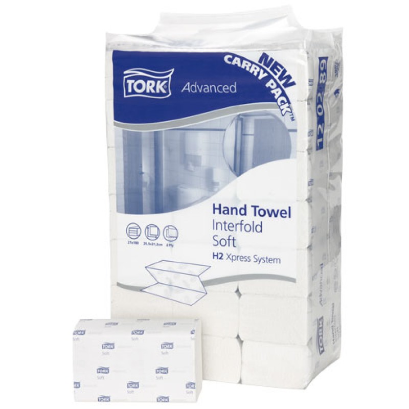 Tork Handduk Advanced Soft H2 - 3