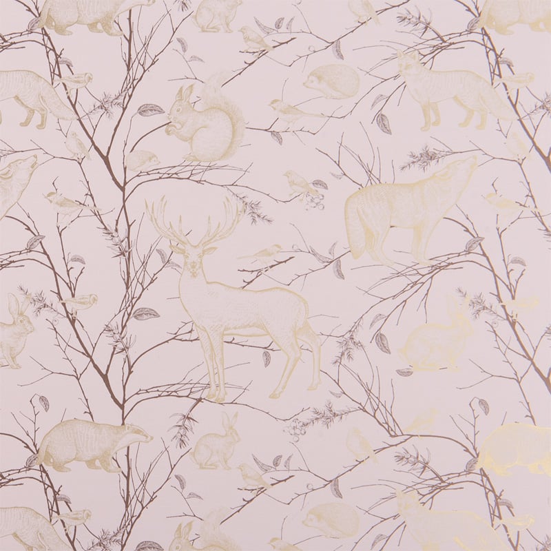 Presentpapper Golden Forest - 1