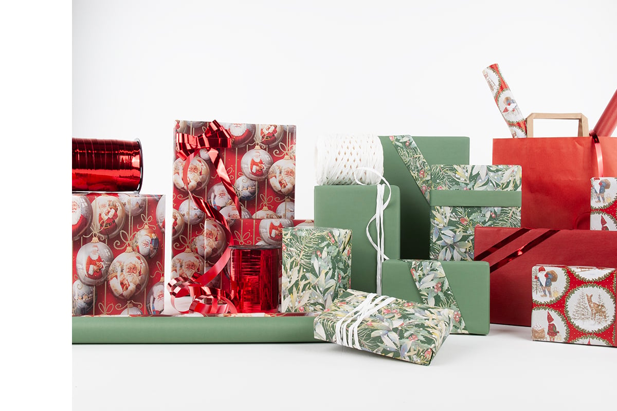 Presentpapper Santa - 3