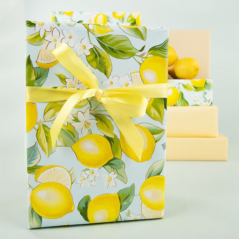 Presentpapper Lemon Branches - 2