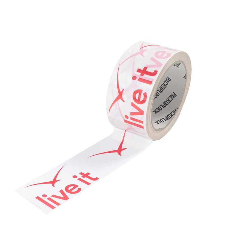 Packtejp PVC - vit, brun & transparent tejp. - 1