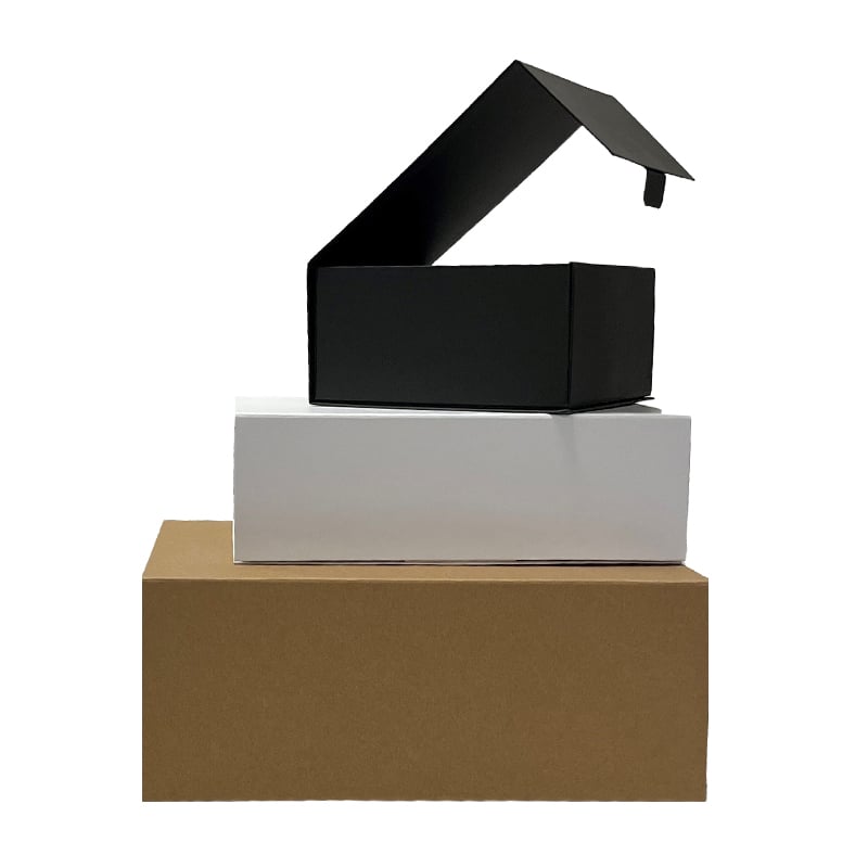 Presentkartong svart Eco Lux - 6