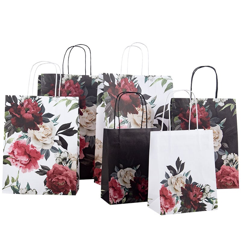 Papperskasse Wild Bouquet Black - 3