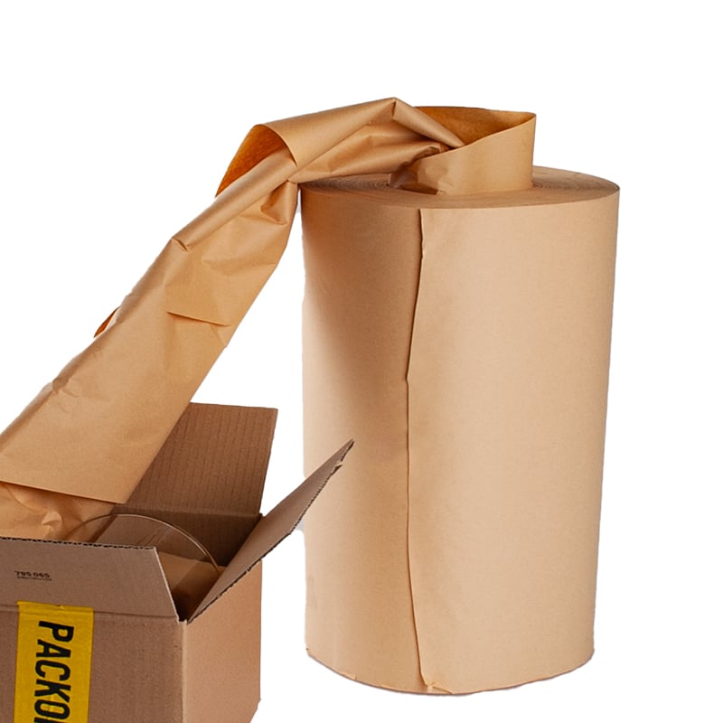 Locked Paper® Packpapper av återvunnet kraftpapper på rulle