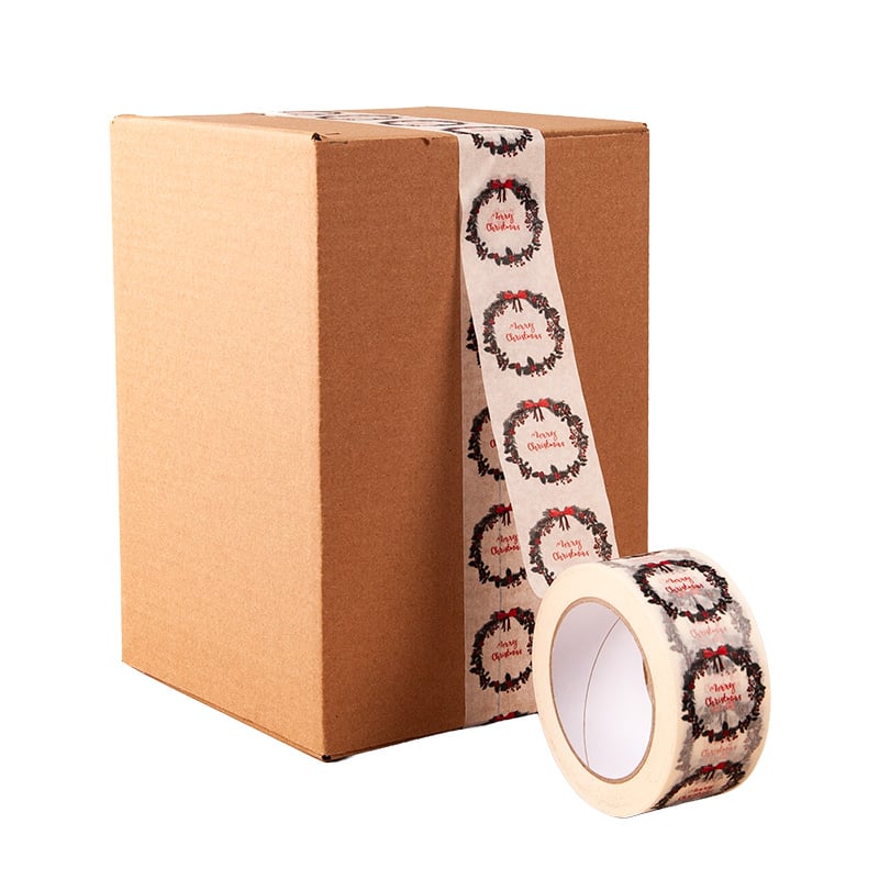 Packtejp i papper Winter Berries & Bows