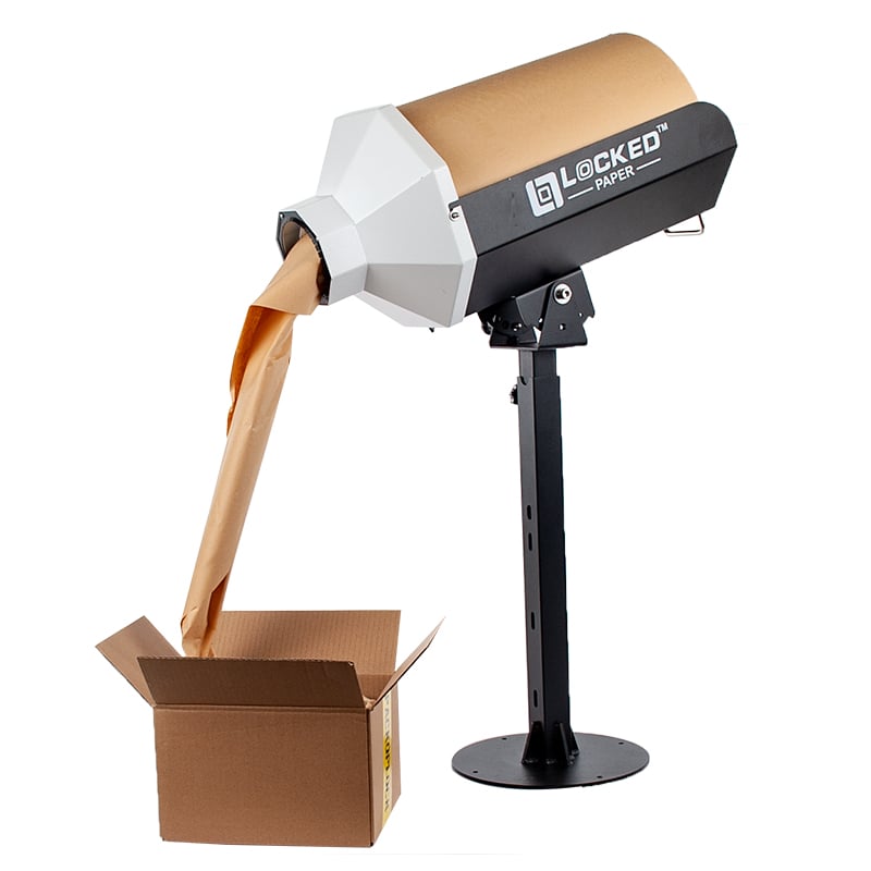 Locked Paper® Pappersdispenser LP-VM2 – Manuell dispenser för packpapper på rulle - 1