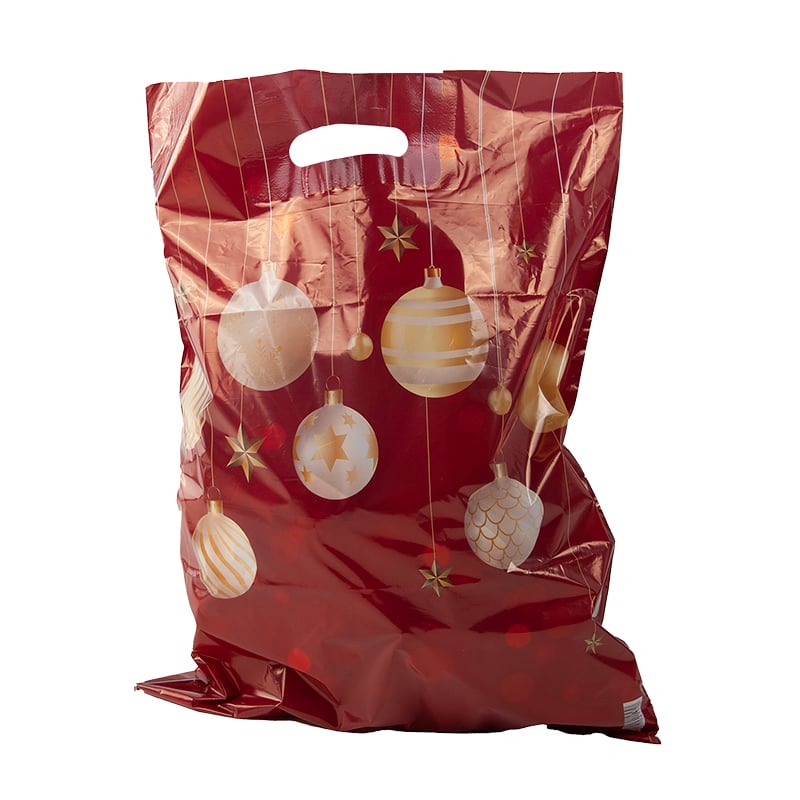 Plastkasse Bauble röd - 1