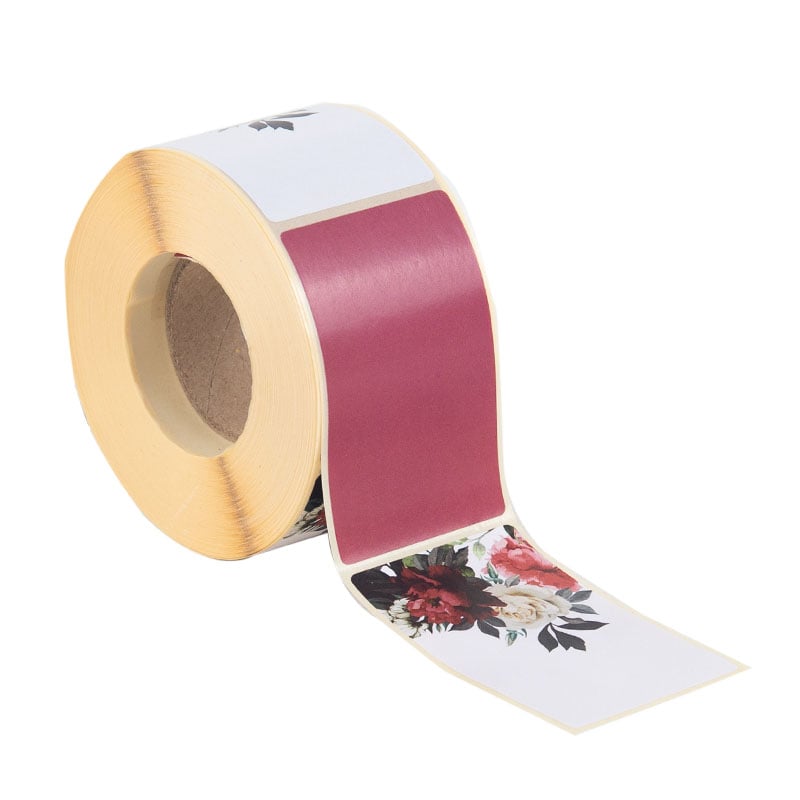 Presentetikett Wild Bouquet White - 1