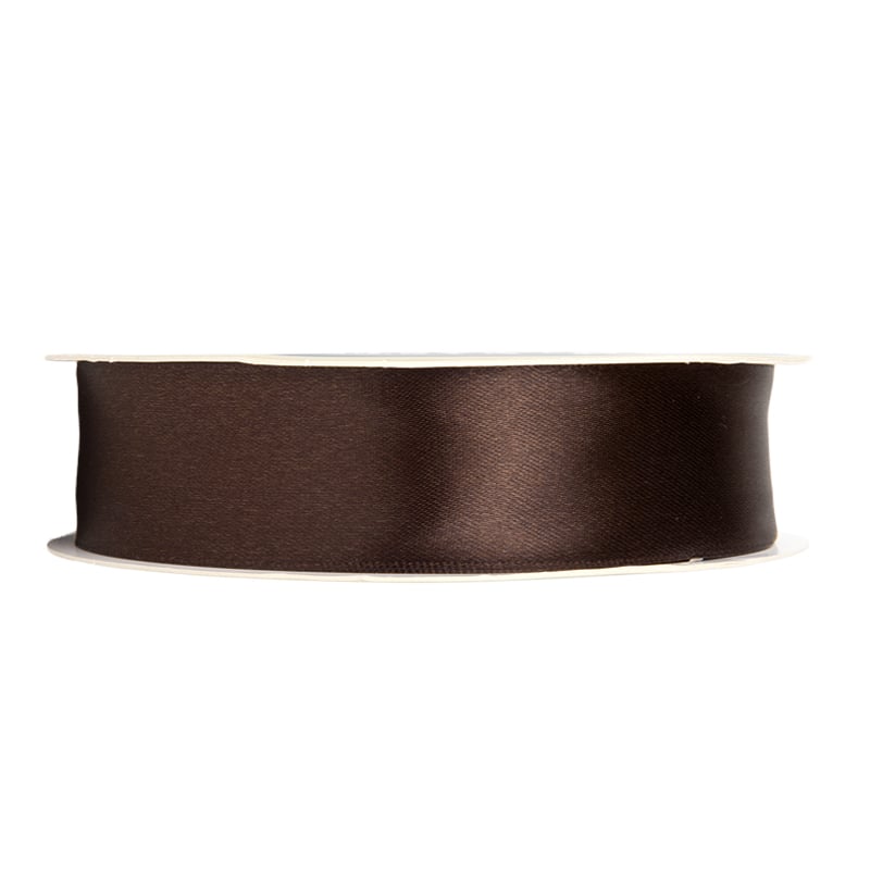 Presentband satin mörk choklad - 3