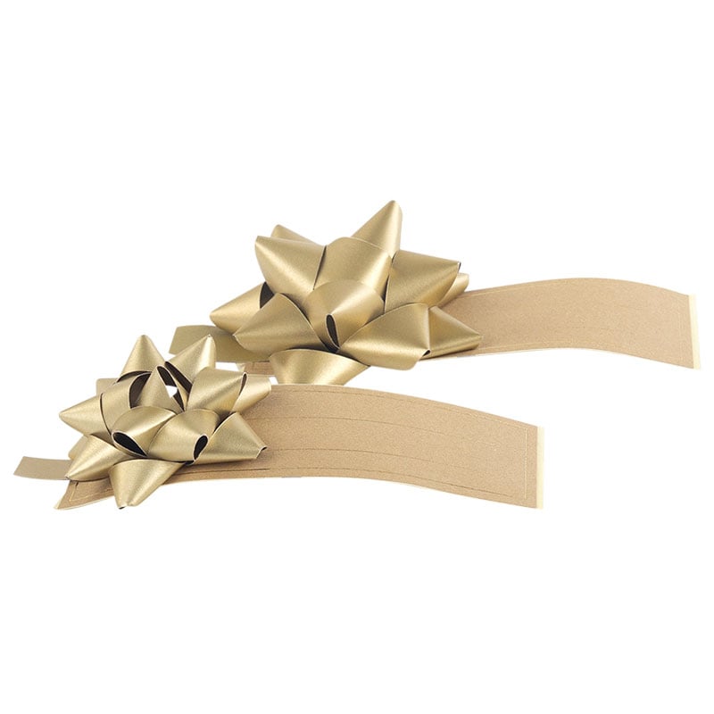 Rosett Papper Recycled etikett guld - 3