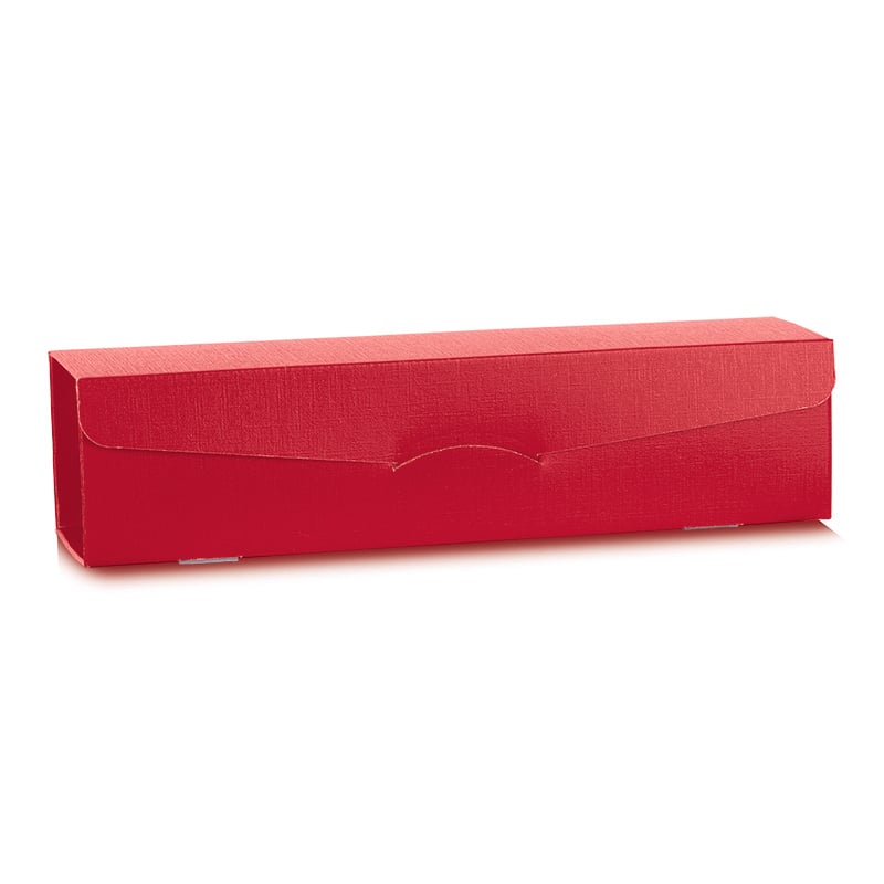 Presentkartong/flasklåda Gift Fibra röd inkl avdelare - 3