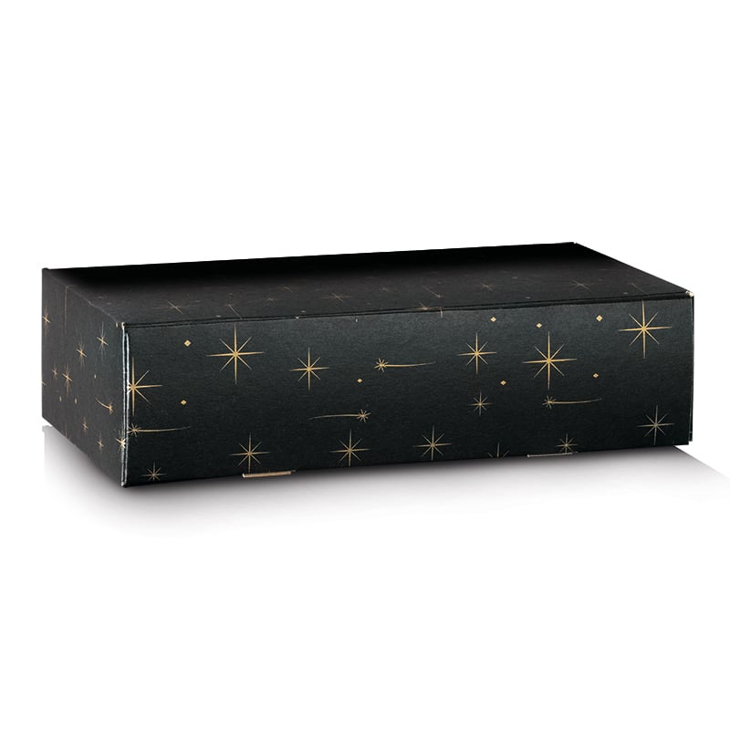 Presentkartong/flasklåda Constellation svart - 4