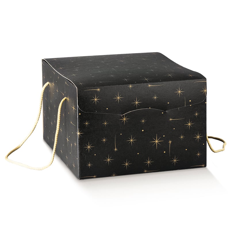 Presentlåda Constellation svart med bomhullshandtag - 1