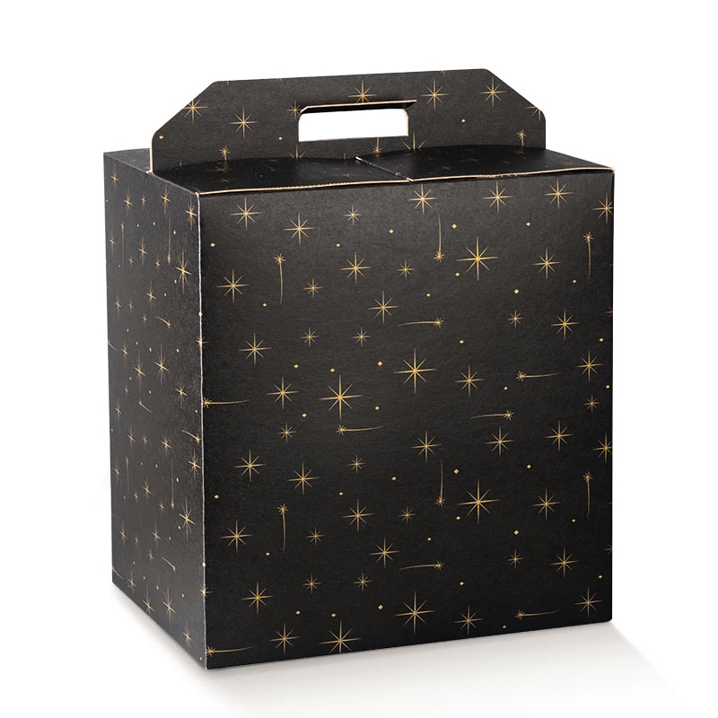 Presentlåda Constellation svart med handtag enkelgrepp - 1