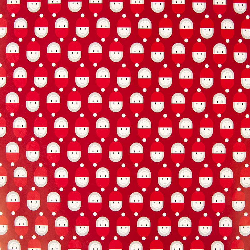 Julpapper Grafiska tomtar - 1