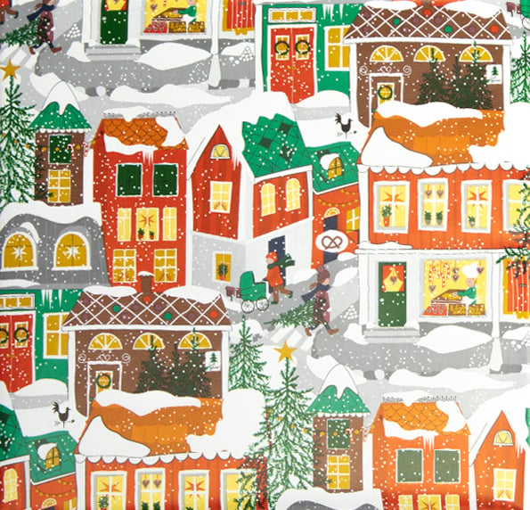 Presentpapper Christmas in town - 1
