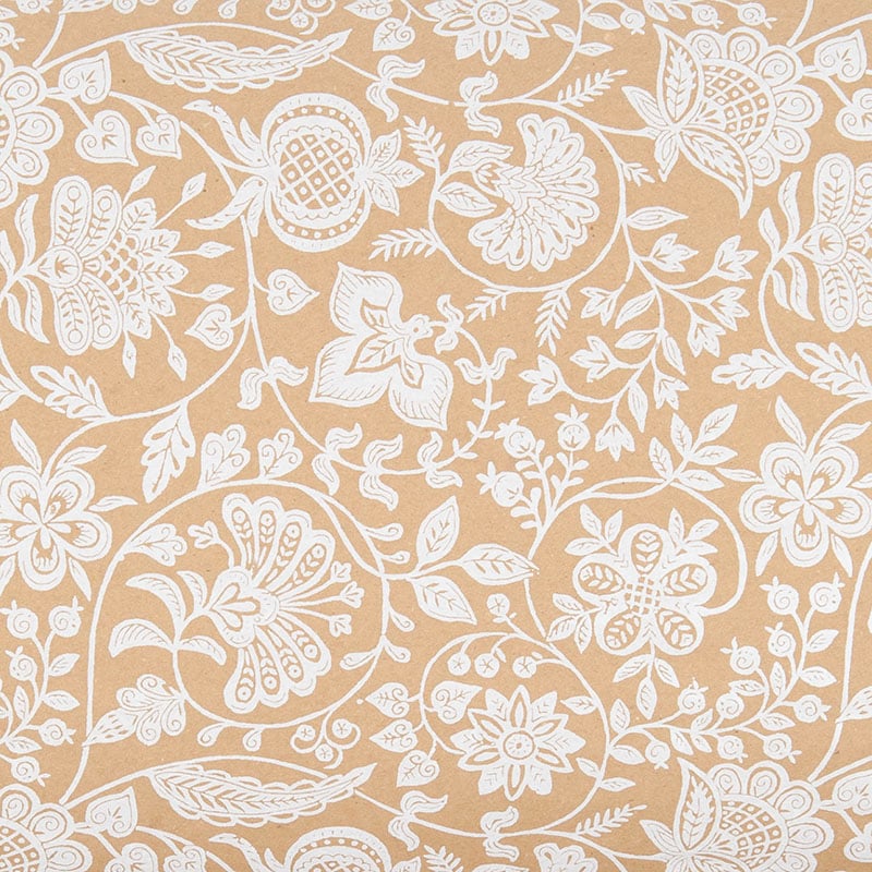 Presentpapper Florenz white - 1