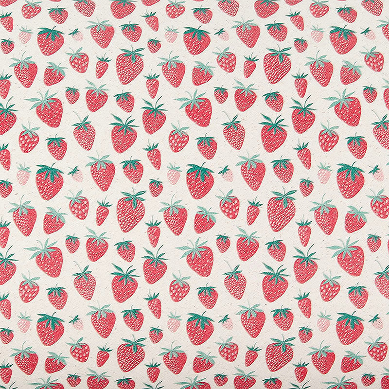 Presentpapper Strawberry