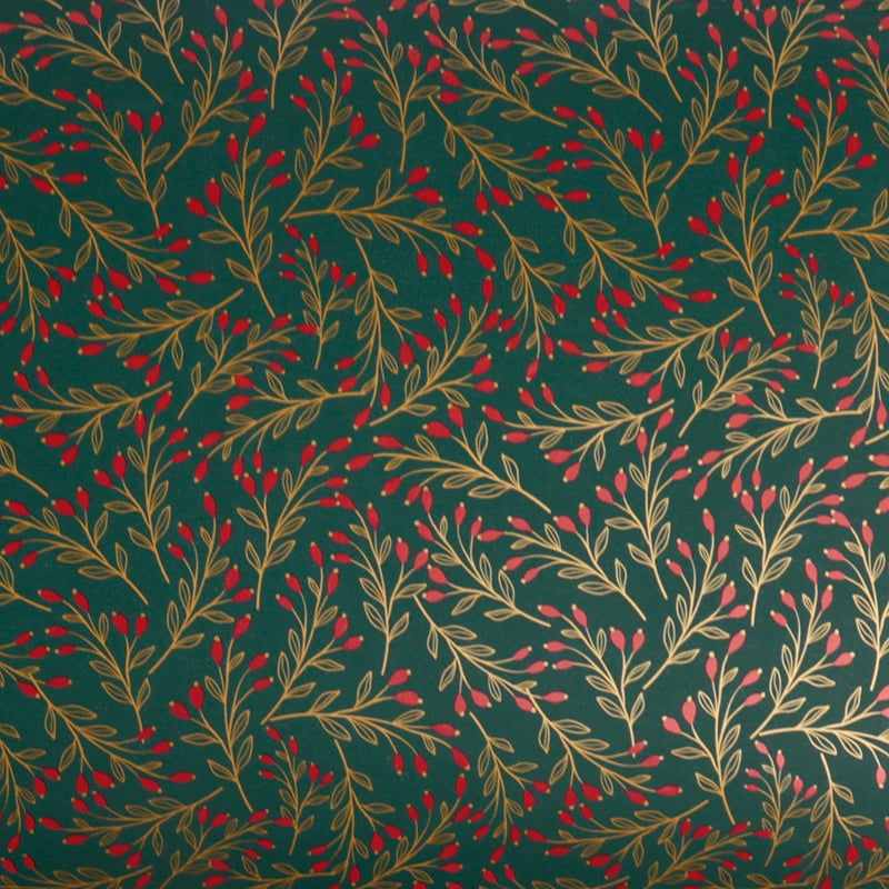 Presentpapper Berries - 1