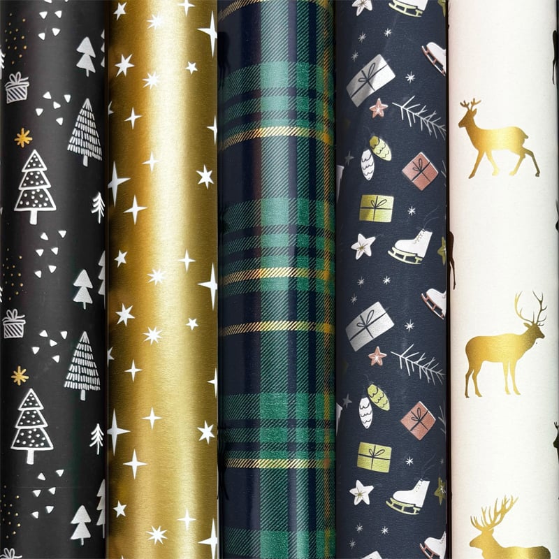 Presentpapper konsumentrullar i box. X-mas fun - 1