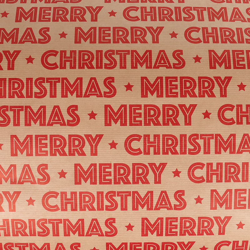 Presentpapper For X-mas Red - 1