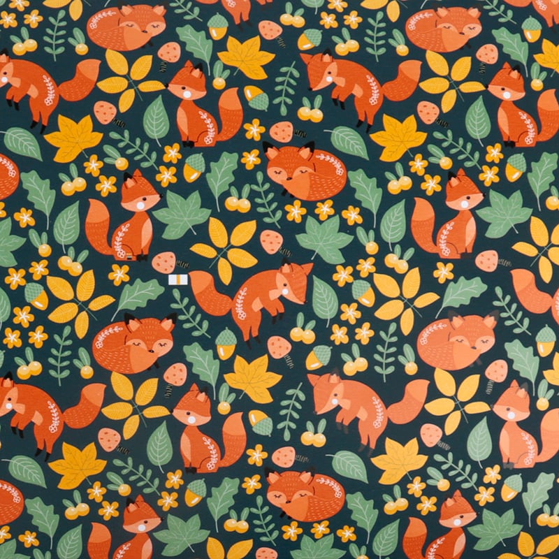 Presentpapper Fox - 1