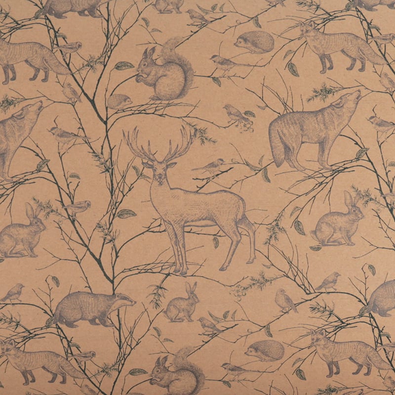 Presentpapper Nordic Nature Kraft - 1