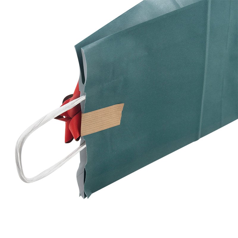 Rosett Papper Recycled påsslutare röd - 3