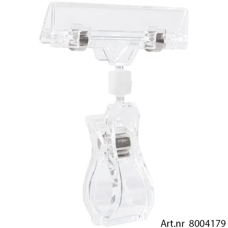Prisklämma transparent - 3