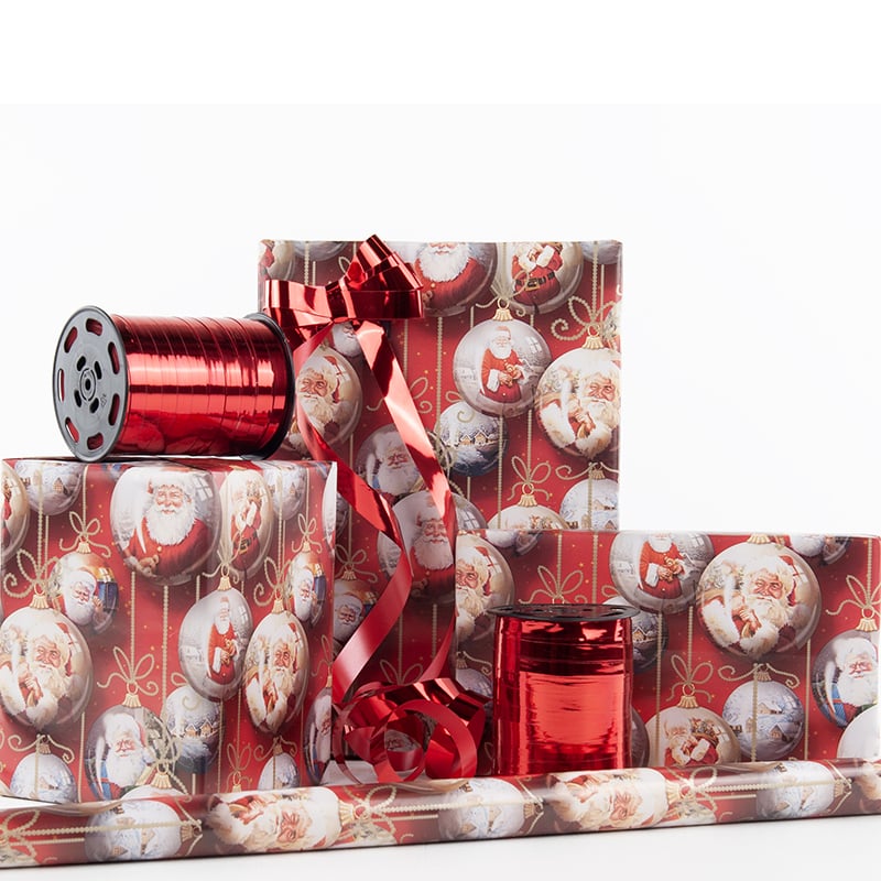 Presentpapper Santa - 2