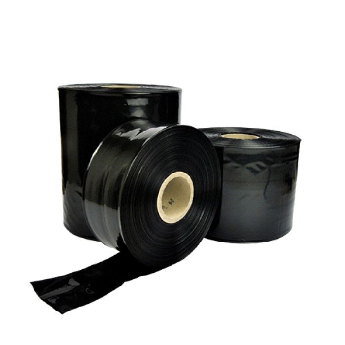 Svart PE-slang - 0,100 mm tjock - Utförsäljning - 1