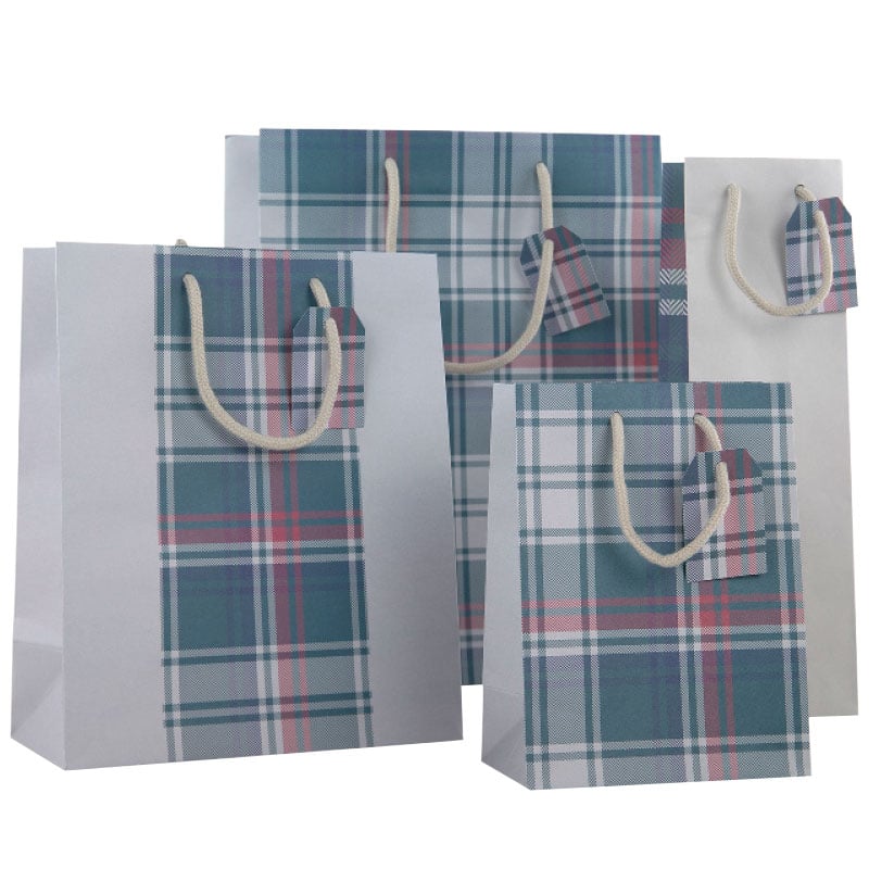 Flaskpåse Tartan UTFÖRSÄLJNING - 2