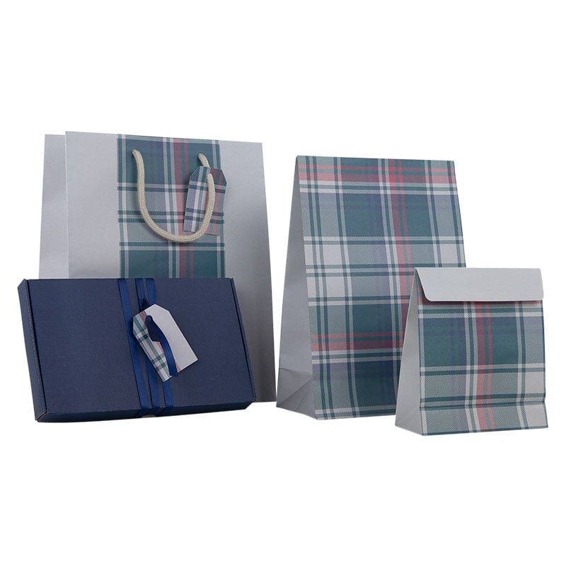 Presentpåse Tartan UTFÖRSÄLJNING - 2