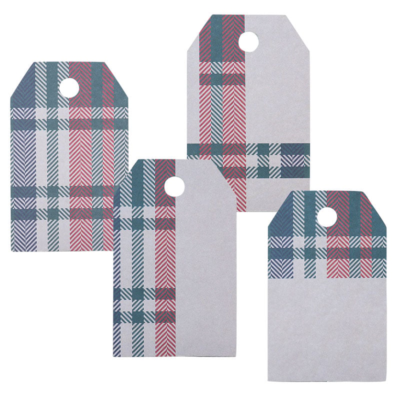 Hängetikett Tartan UTFÖRSÄLJNING