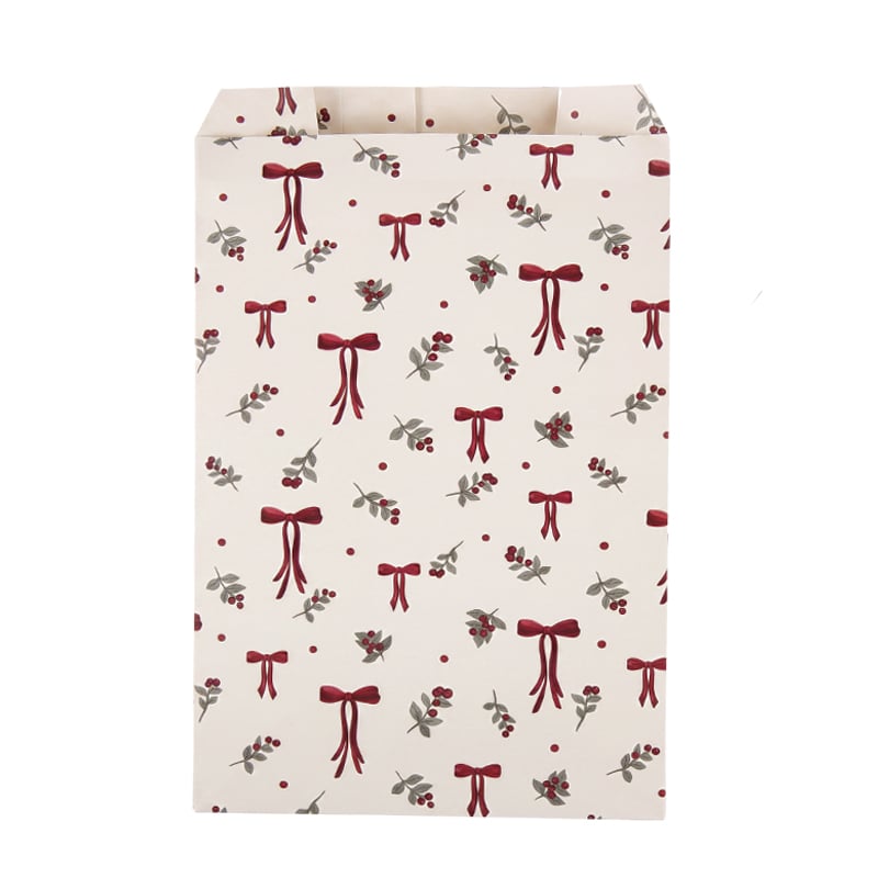 Papperspåse plan Winter Bows & Berries Nyhet! Egen design! - 3