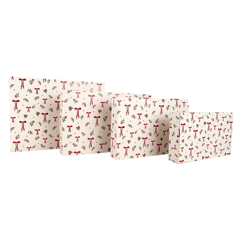 Presentkartong kapsel Winter Bows & Berries Nyhet! Egen design! - 5